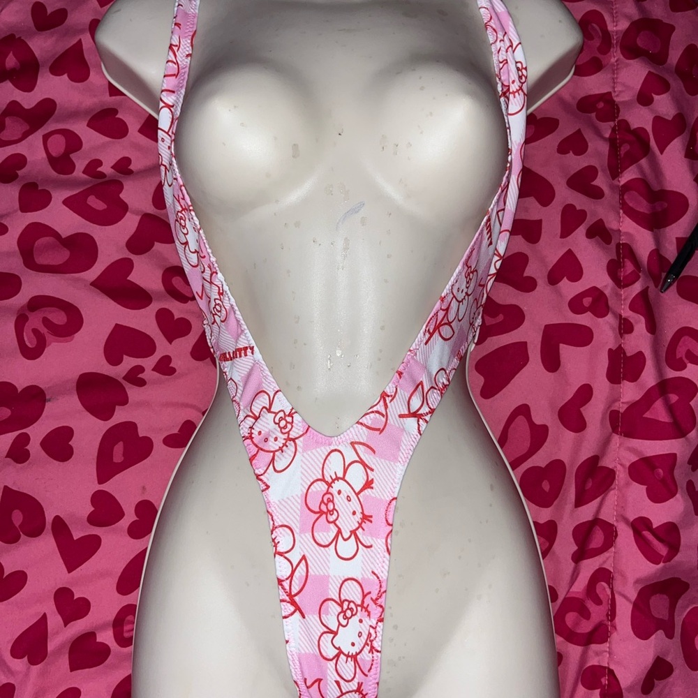 SOLD Hello Kitty Halter Bodysuit - Picture 5 of 6